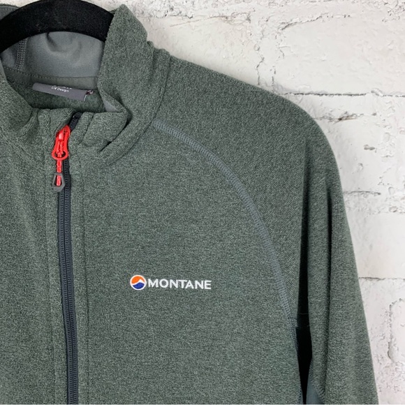 Montane Pulsar Front Zip Fleece Jacket Shadow Grey Small - Picture 6 of 14